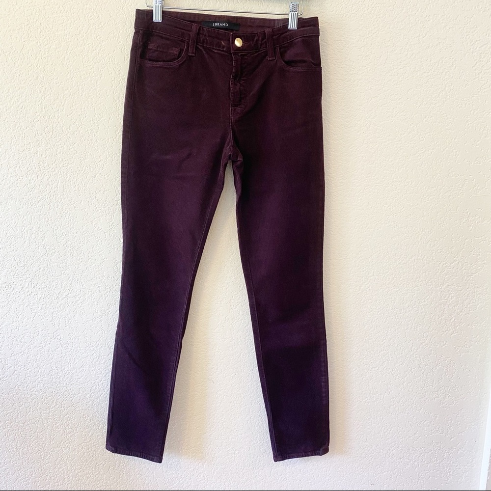 J. Brand Blackberry Corduroy Skinny Pants Size 27